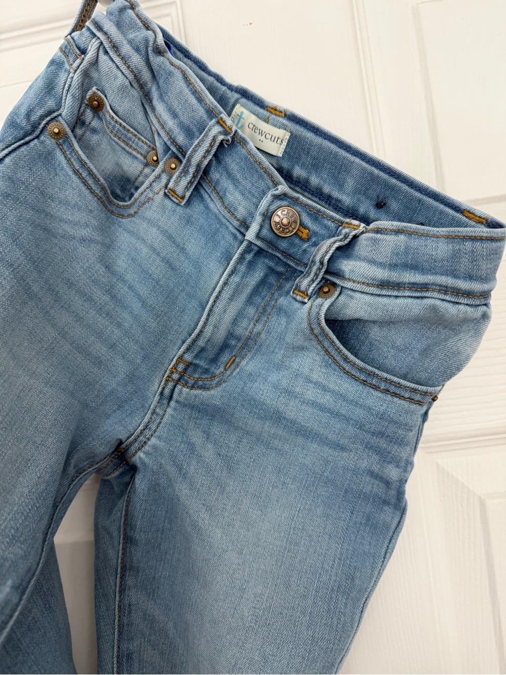 Crewcuts Light Wash Skinny Jeans - Pale Blue